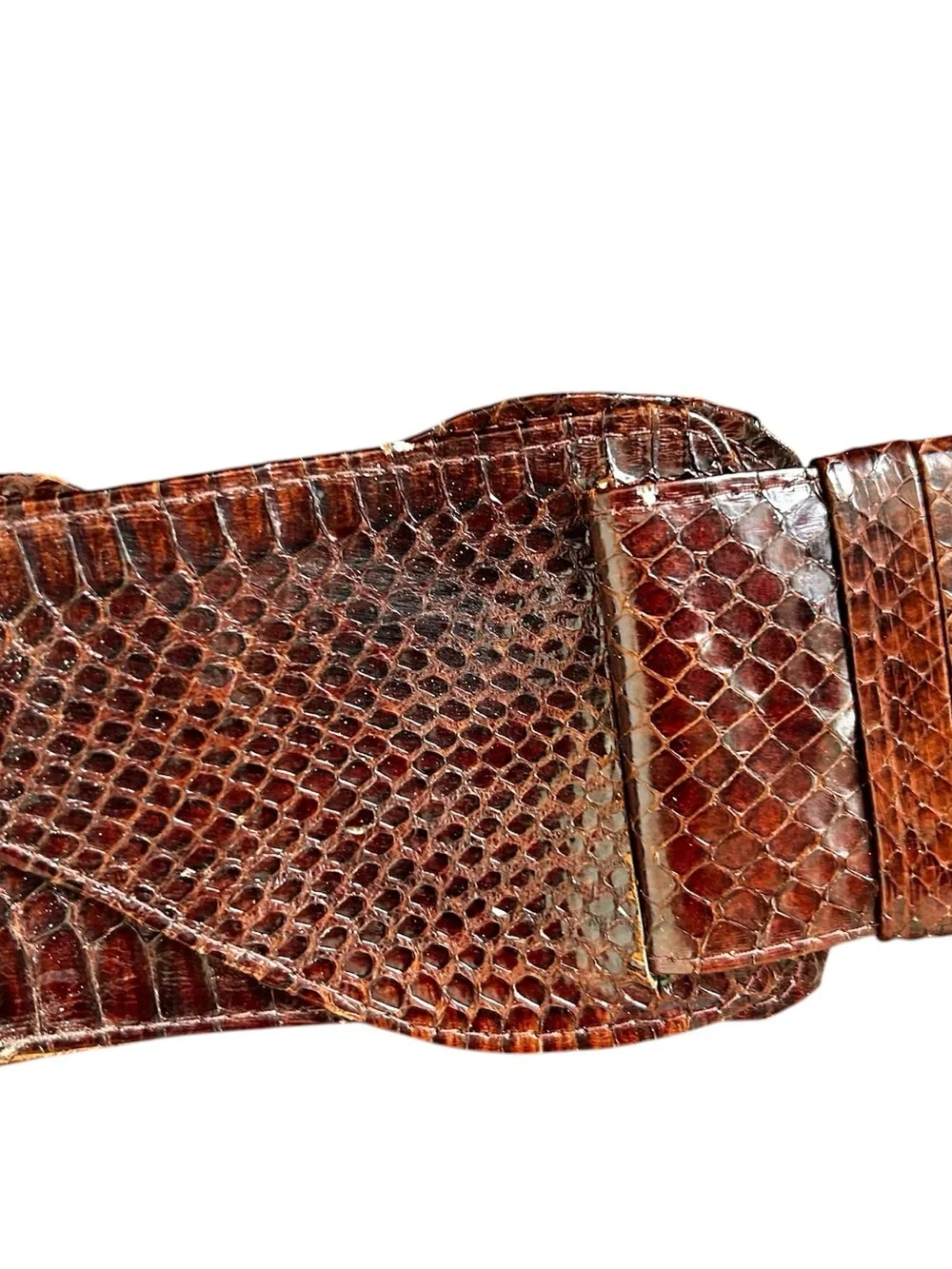 Vintage Snakeskin Belt